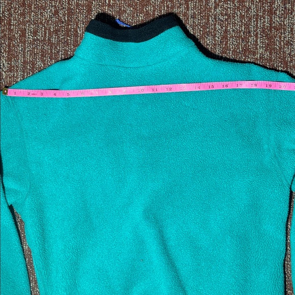 Vintage REI fleece teal fleece zip up sweater outdoor adventure jacket 90’s y2k - Picture 12 of 14